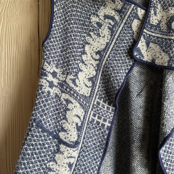 Yaira Boho Waterfall Open Sweater Cardigan Vest - Picture 4 of 4